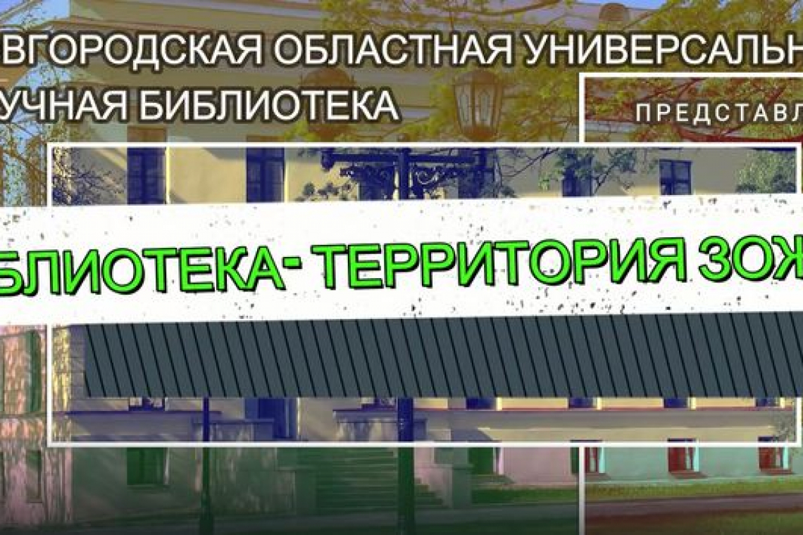 Новгородская областная универсальная научная библиотека объявляет о начале регионального библиотечного проекта «Библиотека – территория ЗОЖ»