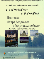 Выставка Петра Богданова «Под своим небом»